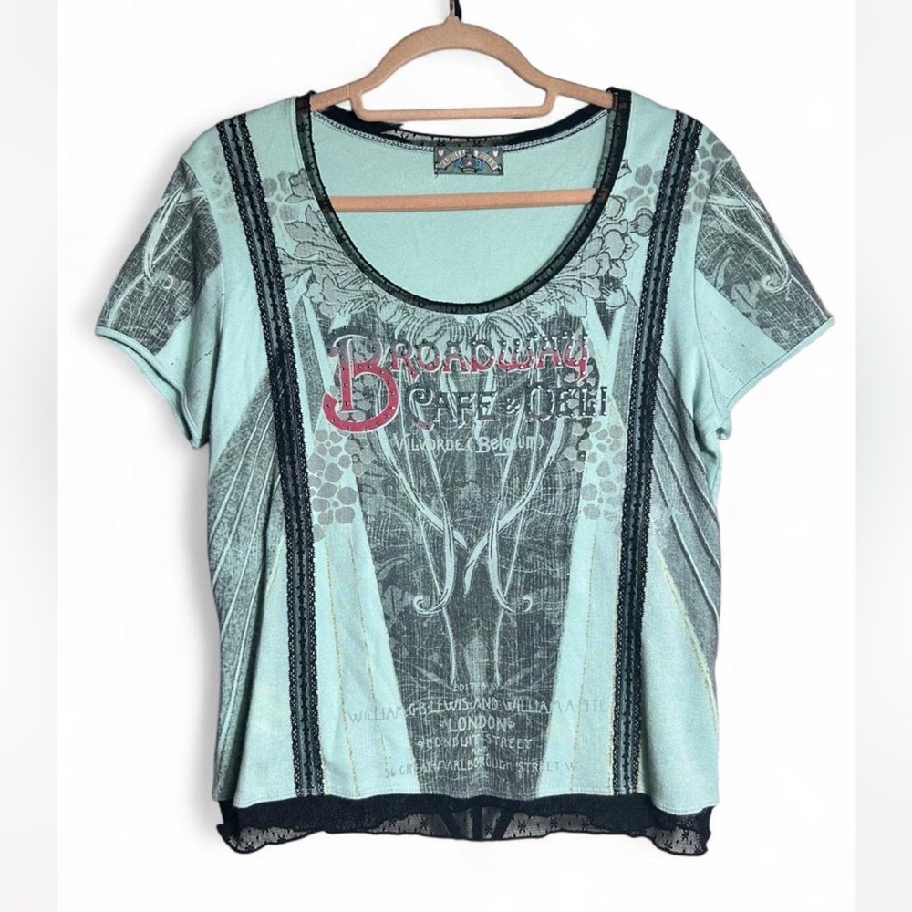 Y2K Vanilla Sugar Graphic Shirt Women’s Size M